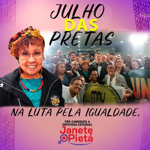 Janete Pietá na luta pela igualdade